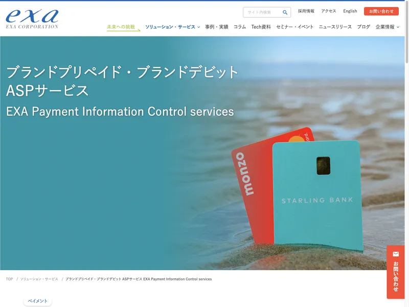 EXA Payment Information Control services