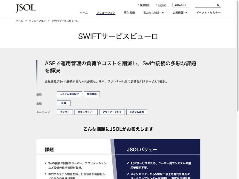 SWIFTサービスビューロ