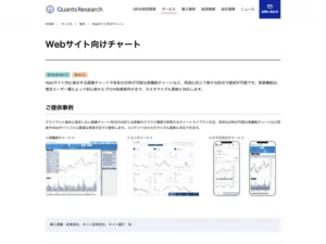 Webサイト向けチャート